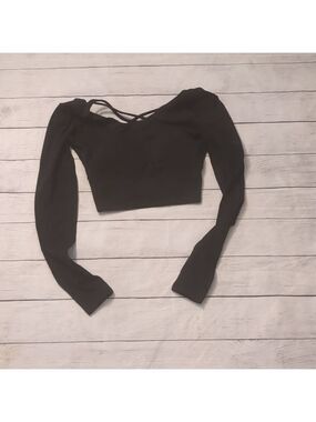 Astoria seamless sculp long sleeve crop top size small